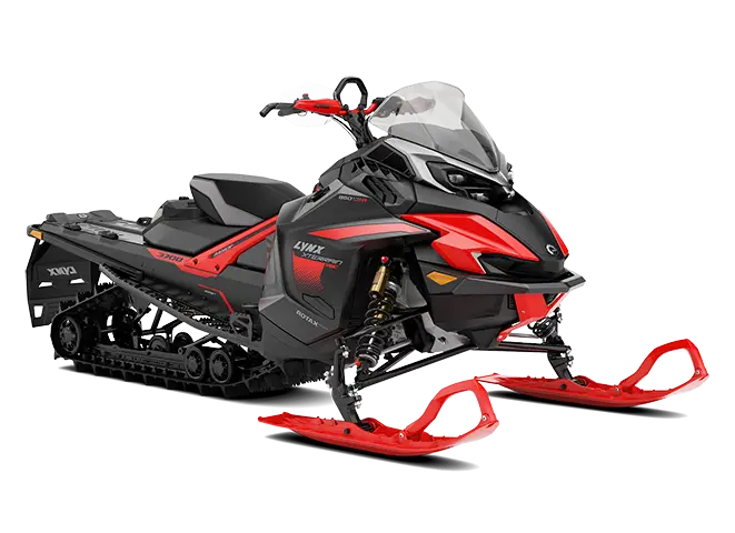 Lynx My25 Xterrain Re 850 E Tec Turbo R Viper Red Black Studio 34frt Emea